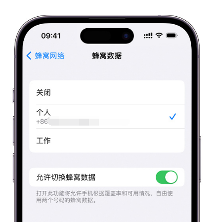 北湖苹果维修服务分享如何在iPhone上使用双卡 